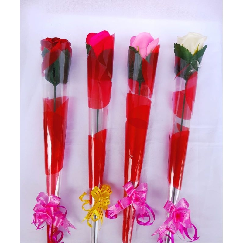 

Single Rose Soap Flower Setangkai Bunga Mawar Sabun Harum Souvenie Gift Hadiah Unik