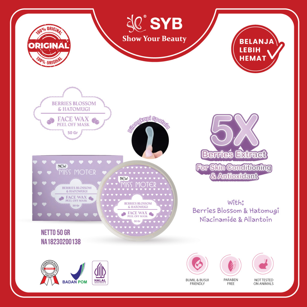 QEILA - SYB MISS MOTER BERRIES BLOSSOM | FACE WAX 50GR