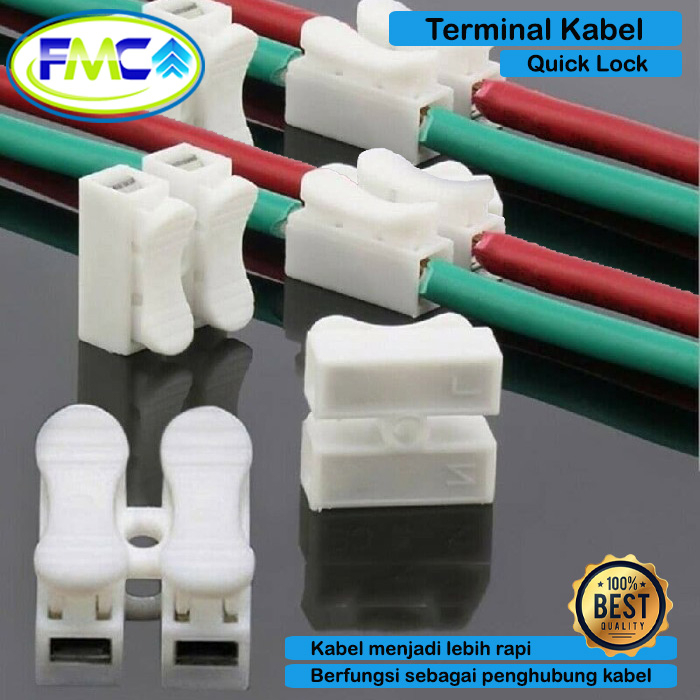 Konektor Jumper Sambungan Kupas Kabel Listrik Wire Connector Lock Quick Instalasi Perlengkapan Listrik