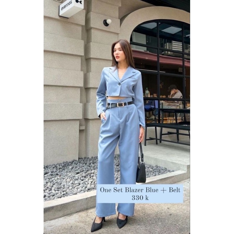 Blazer set pants kulot PO Bangkok Thailand (Ready Stock)