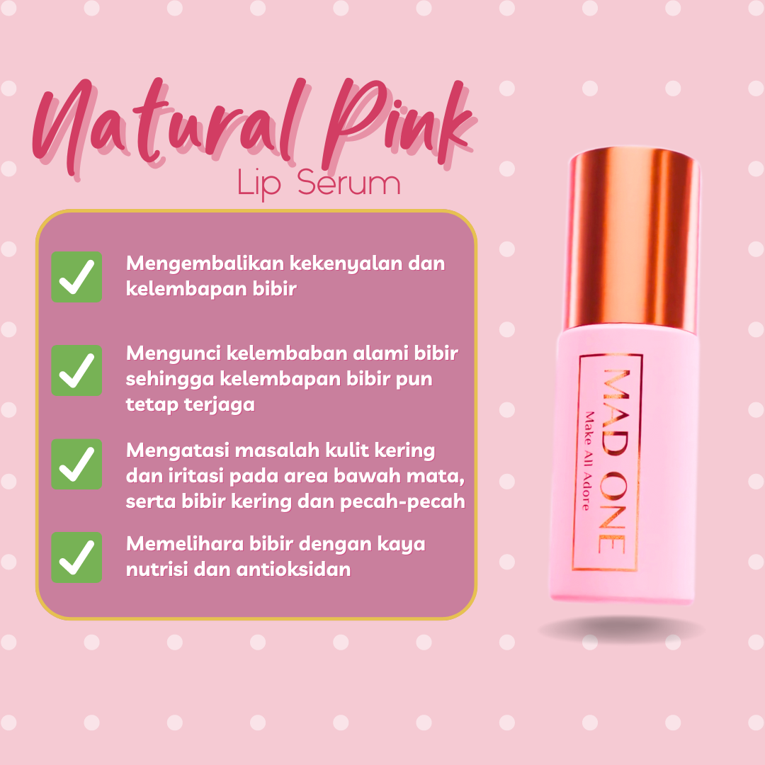 Perawatan Mencerahkan Bibir Cowok/Pria Perokok Lip Serum Mad One