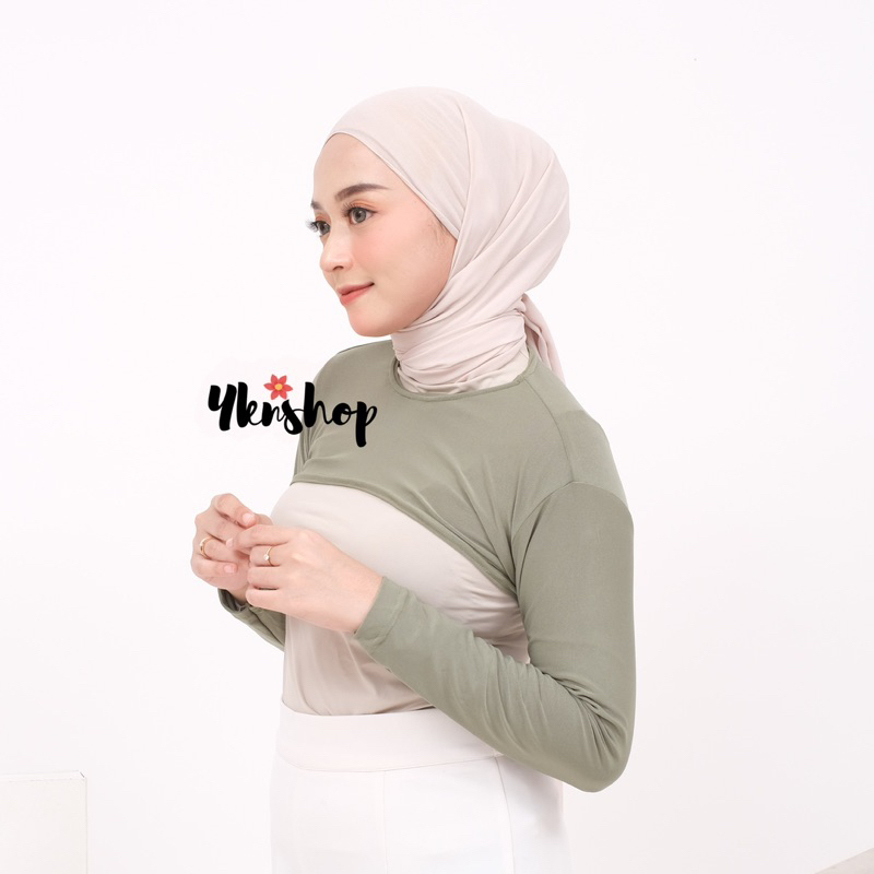 Manset Sambung Bolero CROP KIMBERLY bahan Jersey