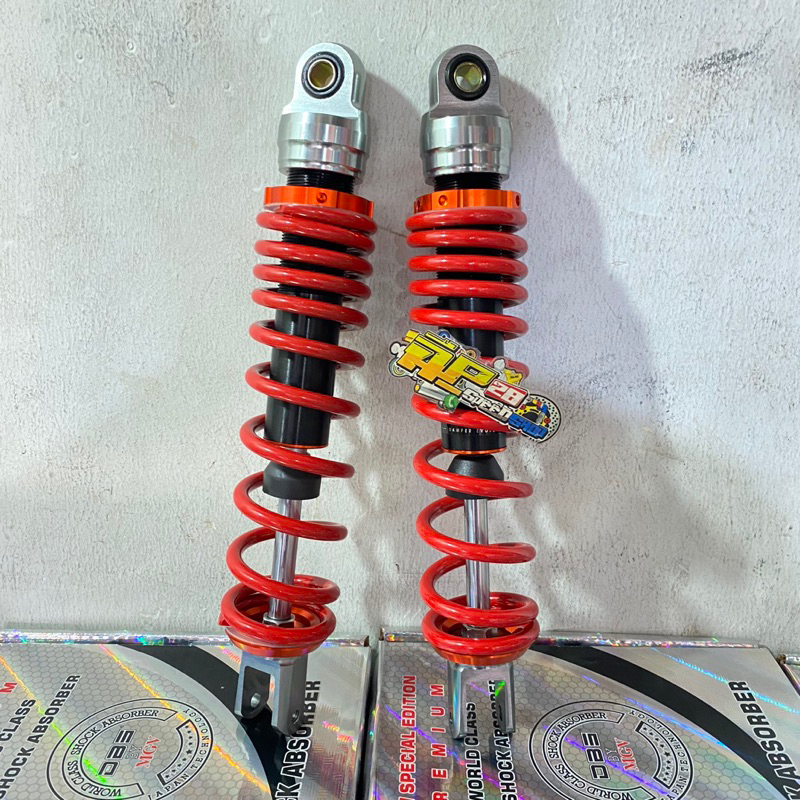 SHOCKBREAKER RAZOR AS GOLD UKURAN 330 MM DAN 310 MM PNP MOTOR NMAX OLD PCX OLD NMAX NEW AEROX NEW / SHOCK BELAKANG NON TABUNG MODEL RAZOR 1 SET NMAX OLD PCX OLD NMAX NEW AEROX NEW UKURAN 330 MM DAN 310 MM