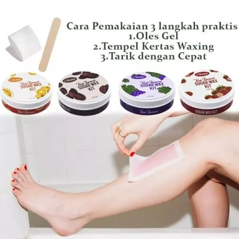 Sugar Waxing Kit Penghilang Bulu