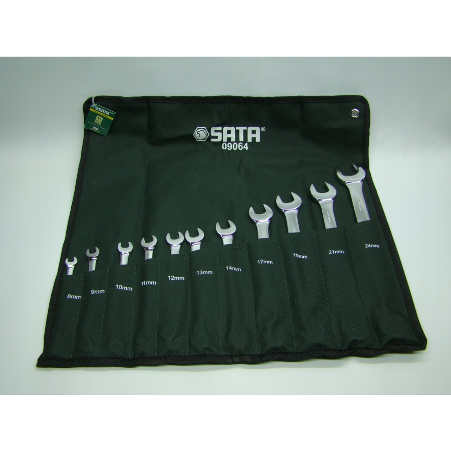 SATA Combination Wrench SET 11 Pcs METRIC Sata Kunci Ring Pas SET 8-24 mm 11pcs 09064