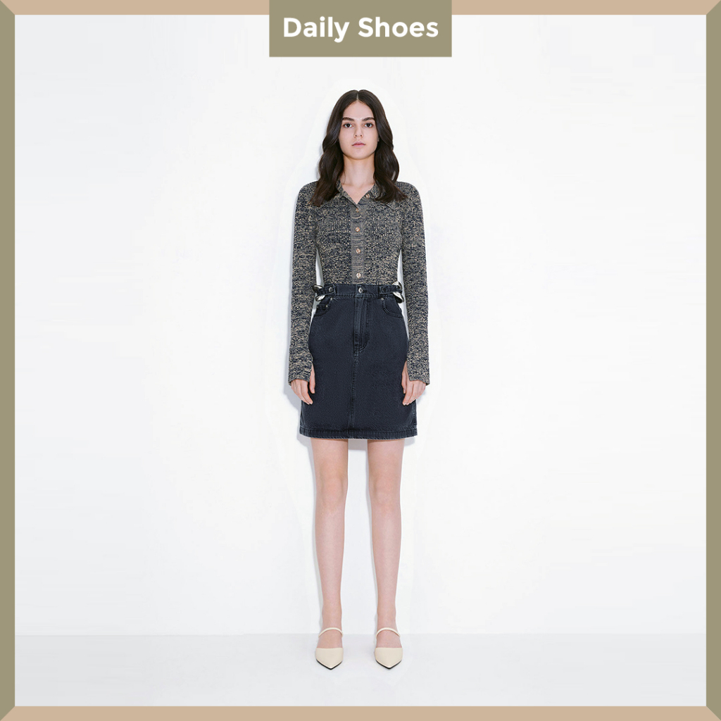 Sepatu Wanita Heels CK 392 White Impor Premium By Dailyshoes