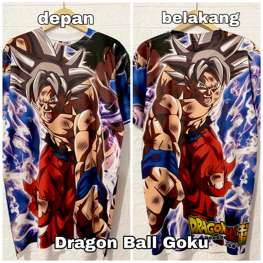 KAOS TAG THAILAND DRAGON BALL GOKU AOP (ALL OF PRINT) | KAOS CARTOON KARTUN ANIME KOMIK COMIC FULLPR