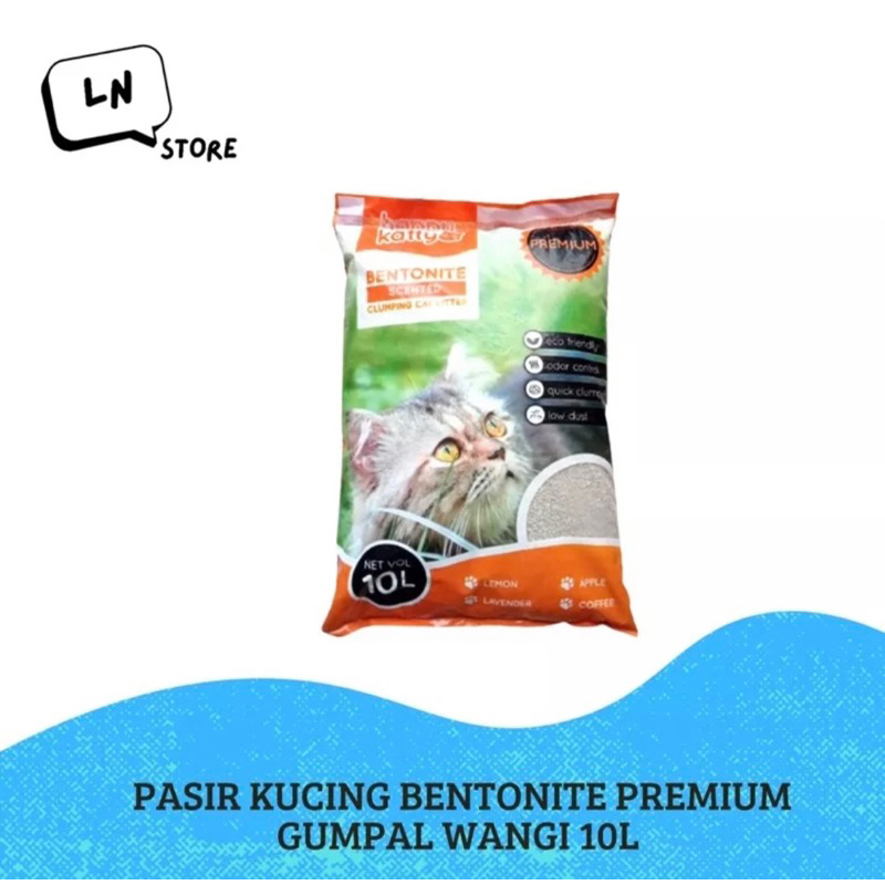 Timo 12 Liter Pasir Kucing Bentonite Gumpal Wangi