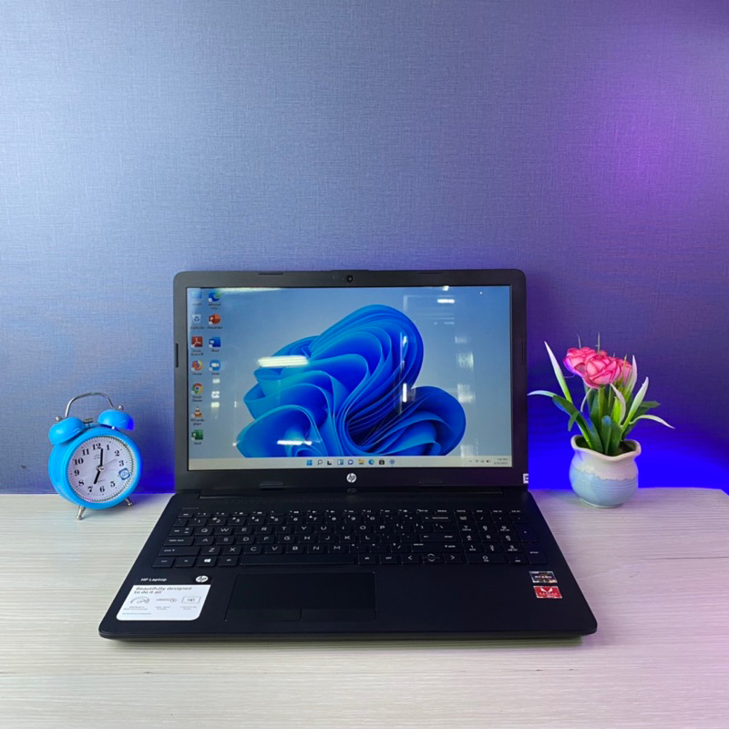 Laptop Hp 15-DB0XX Ryzen 3-2200U Ram 8GB SSD 256GB Window11 Mulus