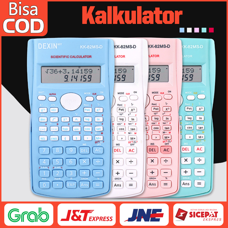 

Kalkulator scientific kalkulator akuntansi 240 Fungsi Kalkulasi calkulator sains Alat tulis untuk pembelajaran siswa