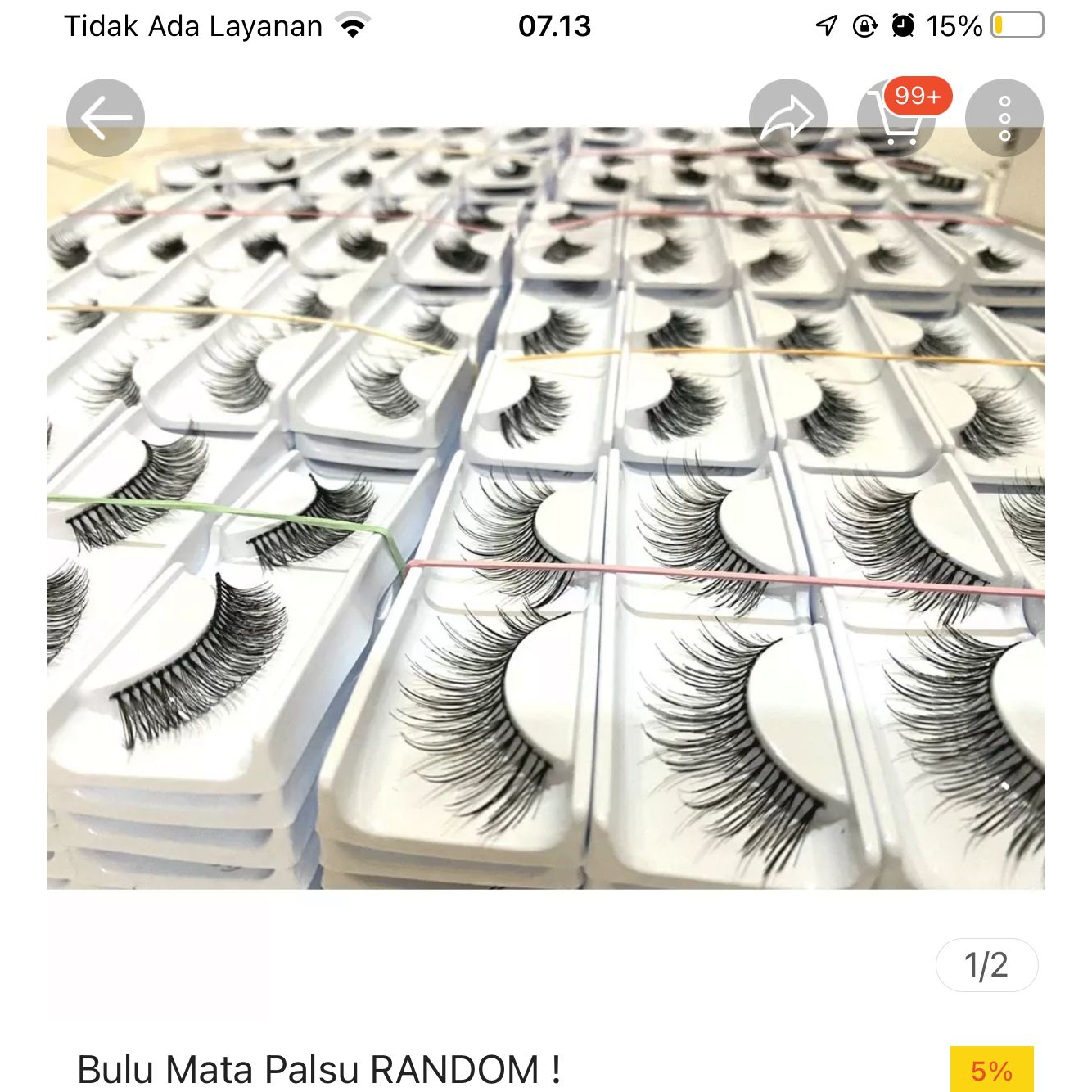 Bulu mata palsu ertika eyelash panjang lentik