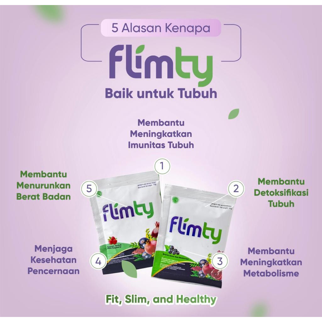 Flimty Fiber 1 Box Isi 16 Sachet