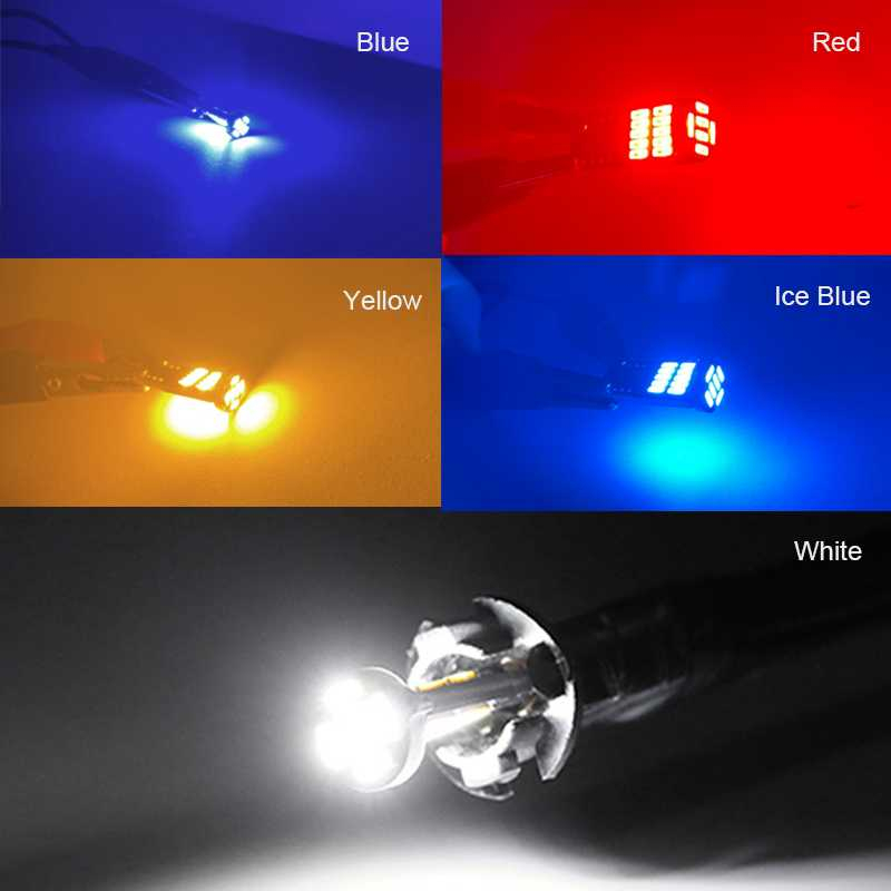 Lampu Interior Mobil LED Plat Nomor Cool White T10 W5W 10 PCS Lampu Cahaya Terang Daya Konsumsi Rendah Berkualitas