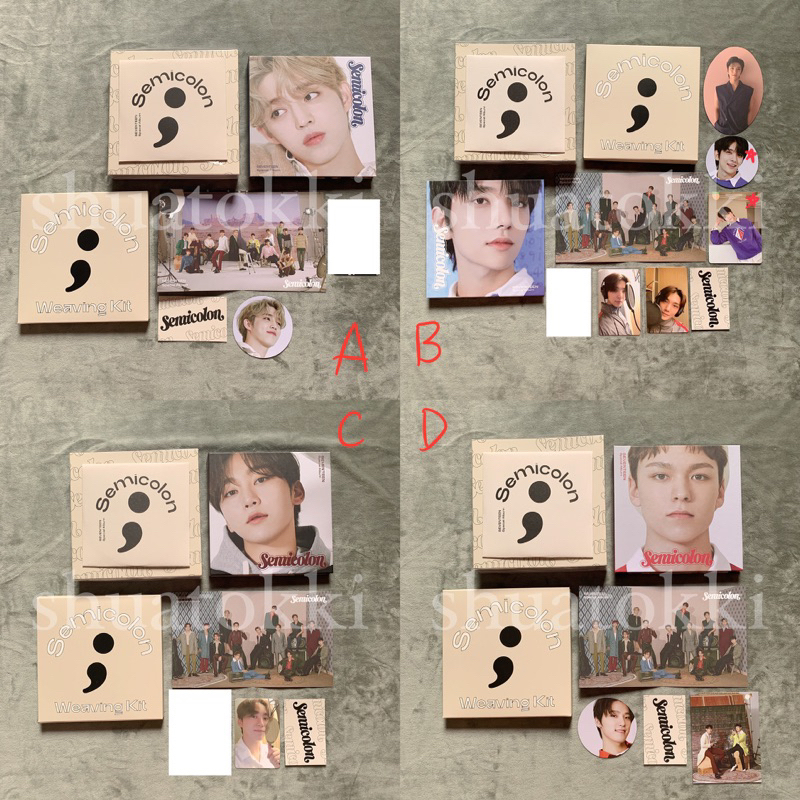 SEVENTEEN SEMICOLON ALBUM SCOUPS JOSHUA SEUNGKWAN VERNON