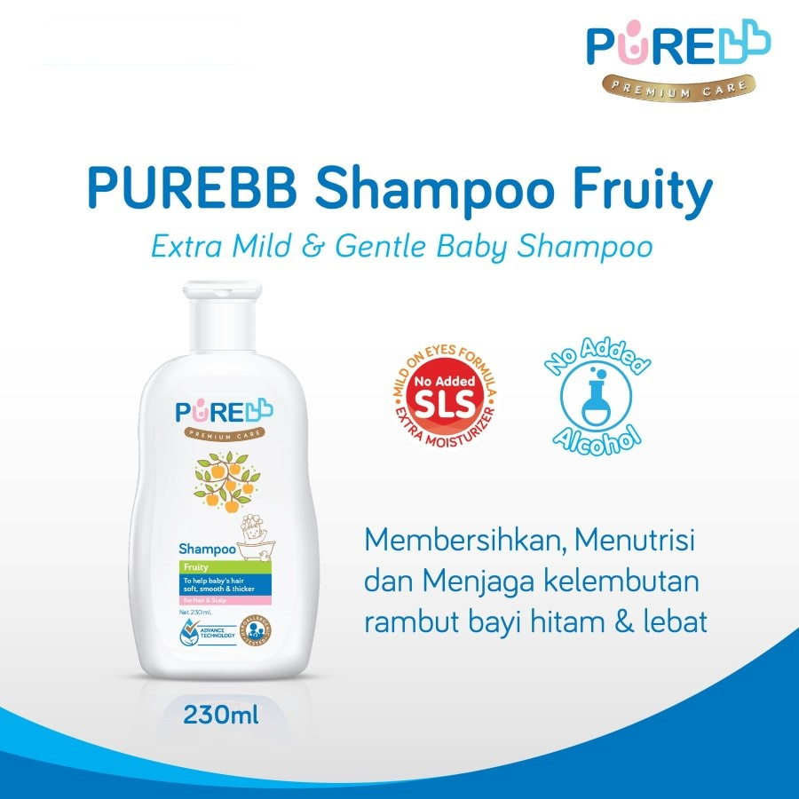 Pure Baby Shampoo 230ml / Perawatan Rambut Bayi&amp;Anak