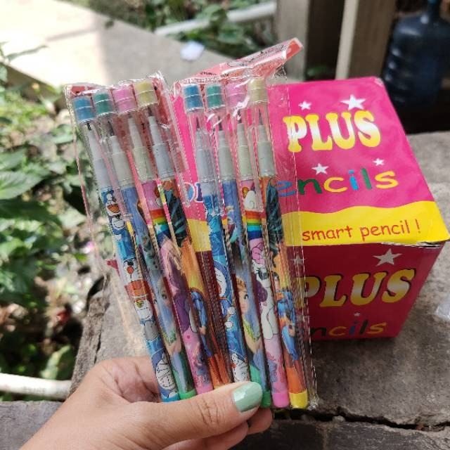 Pensil Lantu Isian Bongkar Pasang SATUAN 2B RANDOM Perlengkapan Peralatan Sekolah Motif Lucu Gambar Cewek Cowok Tebel Alat Karakter Laki Perempuan Girl Boy Tulis Stationery Menulis Kertas SD TK Anak Imut Kids School Berkualitas Termurah Grosir Prakarya