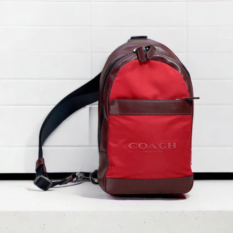 Original Coach Charles Sling Pack Nylon Bag