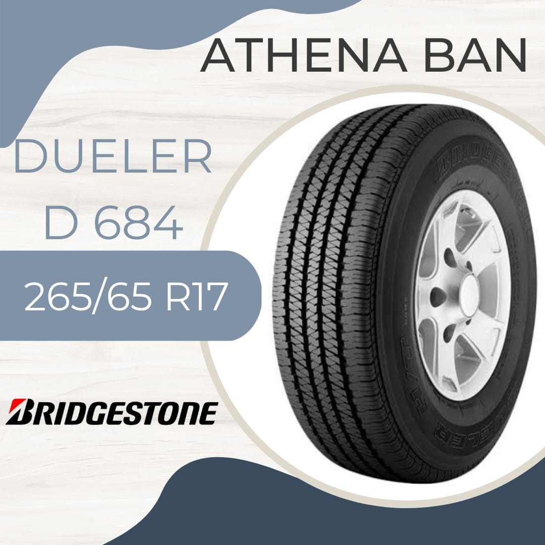 Bridgestone 265/65 R17 Dueler H/T 684 D684 ban fortuner pajero