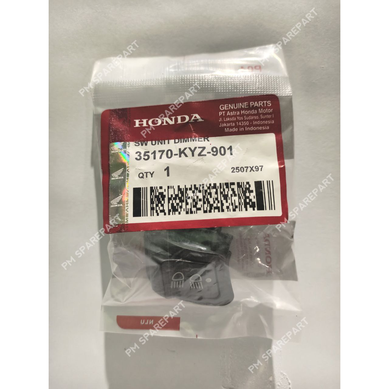 Tombol Dim 3 Titik Saklar Sakelar Fungsi On Off Vario 150 125 110 LED