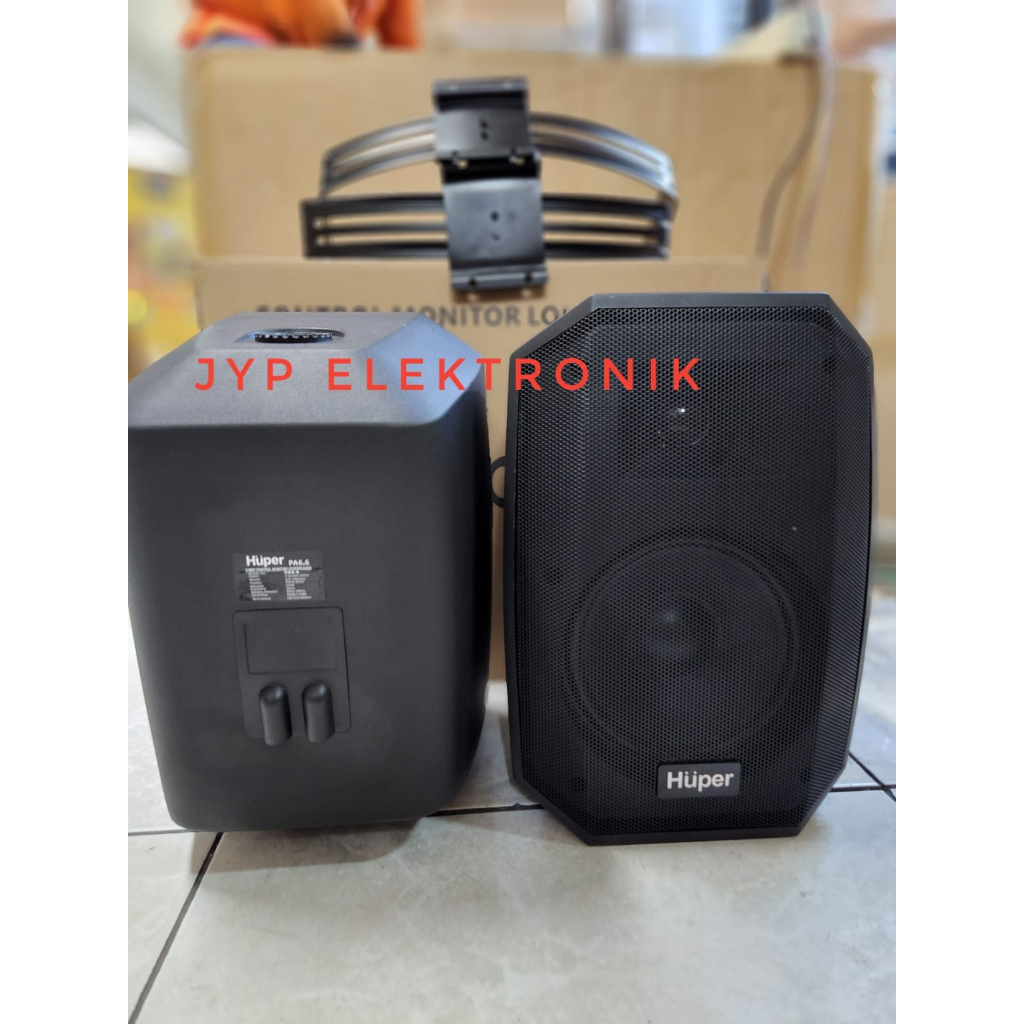 SPEAKER PASIF HUPER PA 6.6 WALL SPEAKER GANTUNG (2UNIT) 6.5 INCH