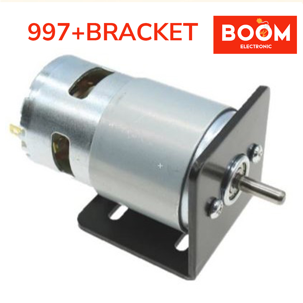 PAKET !!! Powerful DC MOTOR 997 12v -36V plus BRACKET