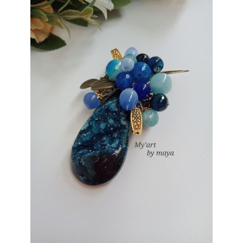 Bros Hijab Batu Druzy - Premium Bros