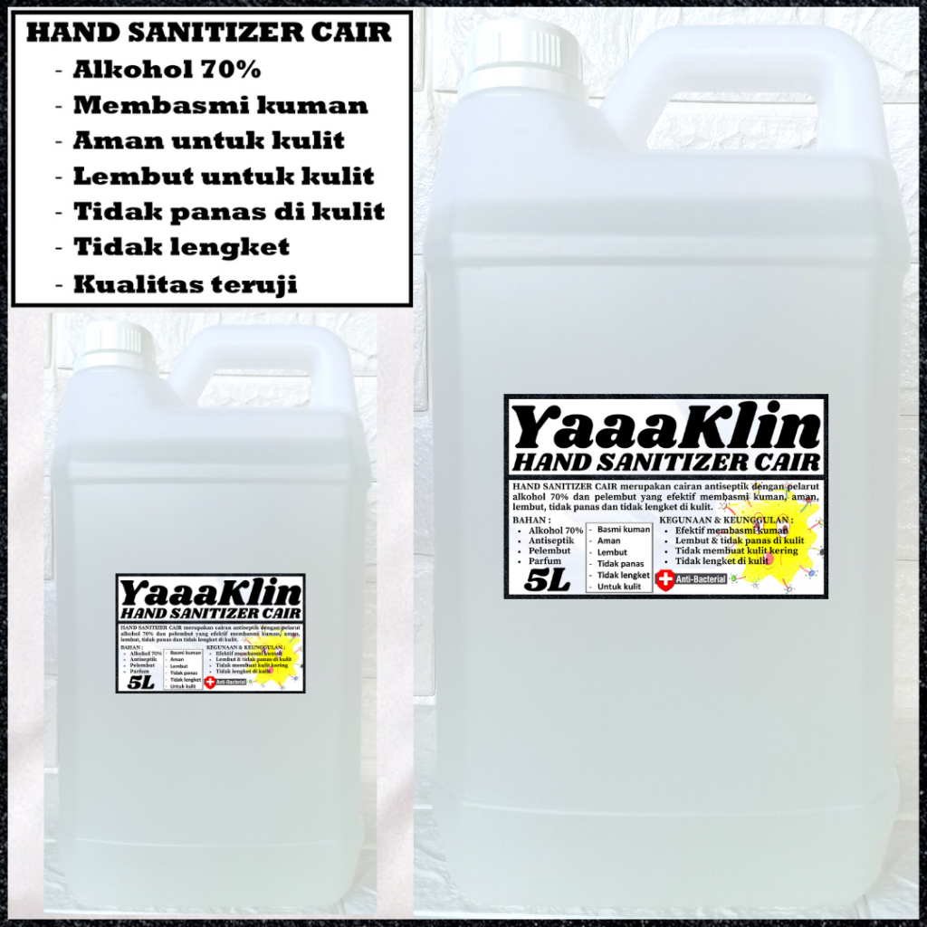 HAND SANITIZER CAIR 5 LITER