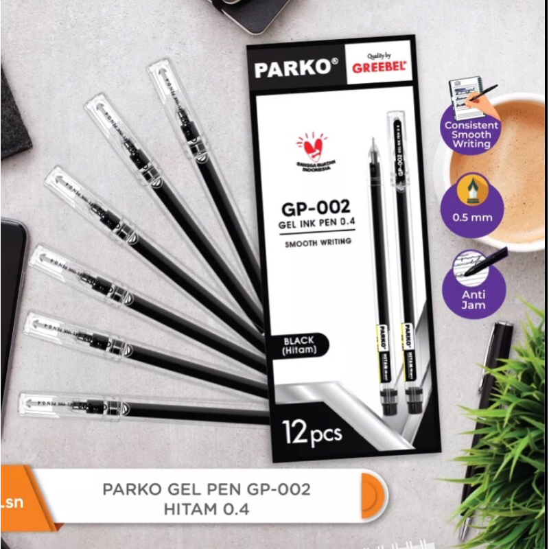 

PARKO pulpen bolpoin ballpen ballpoint bolpoint( PARKO GEL PEN GP-002)