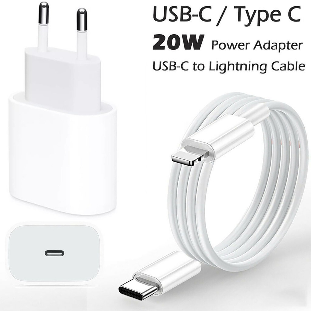 Charger IPhone 20W Adapter Usb C To Lightning IPhone 13 Pro Max