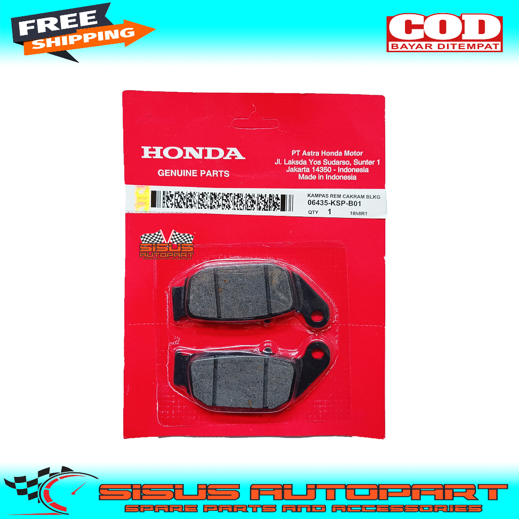 DISPAD MEGAPRO NEW  / KAMPAS REM BELAKANG CRF 150 MEGA PRO NEW / DISPAD BELAKANG CRF 150L KSP