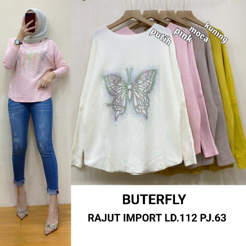 rajut leafy/rajut frather/kaos rajut import motif leafy/blouse rajut Batwing import motif terlaris/a