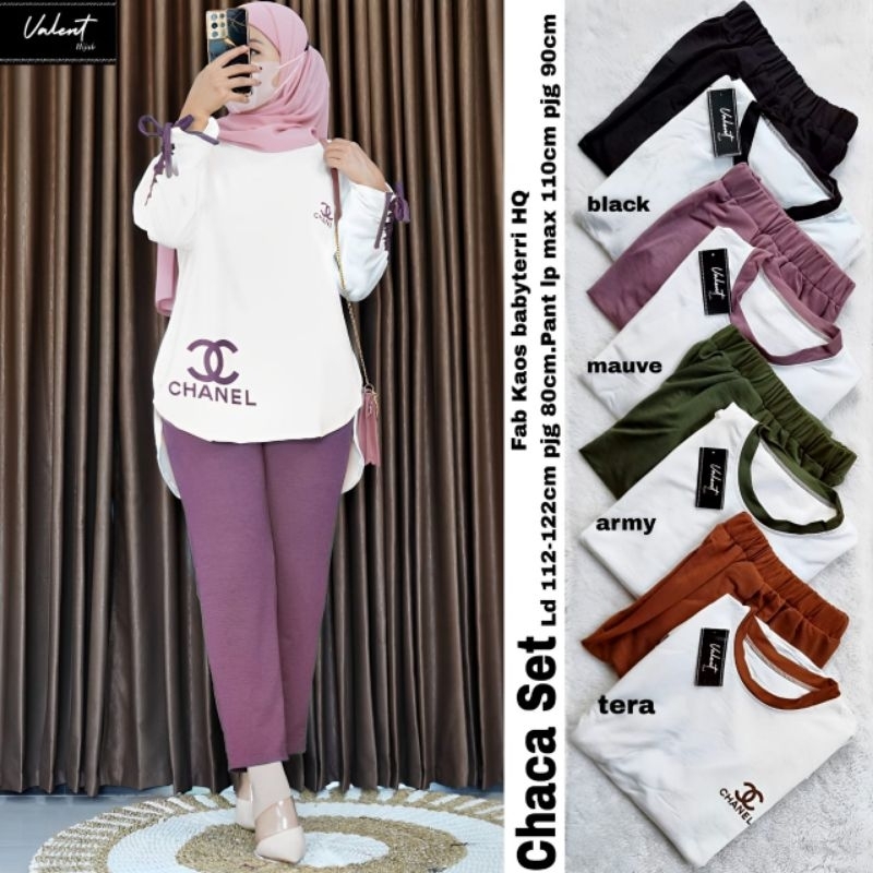 Chaca set olahraga by Valent ulna tunik by Sancaka