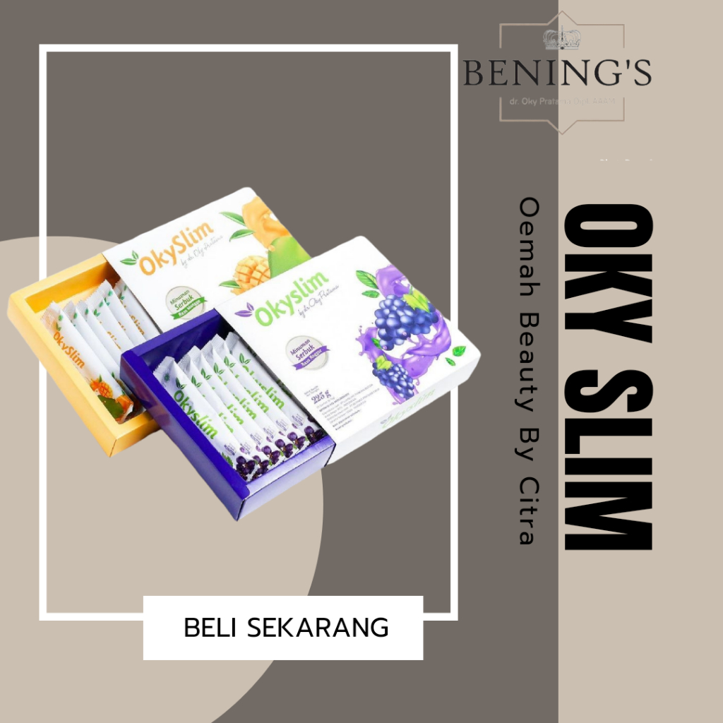BENINGS OKY SLIM BY DR OKY PRATAMA BENINGS INDONESIA | BENING BENINGS OKYSLIM SERBUK PELANGSING MINU