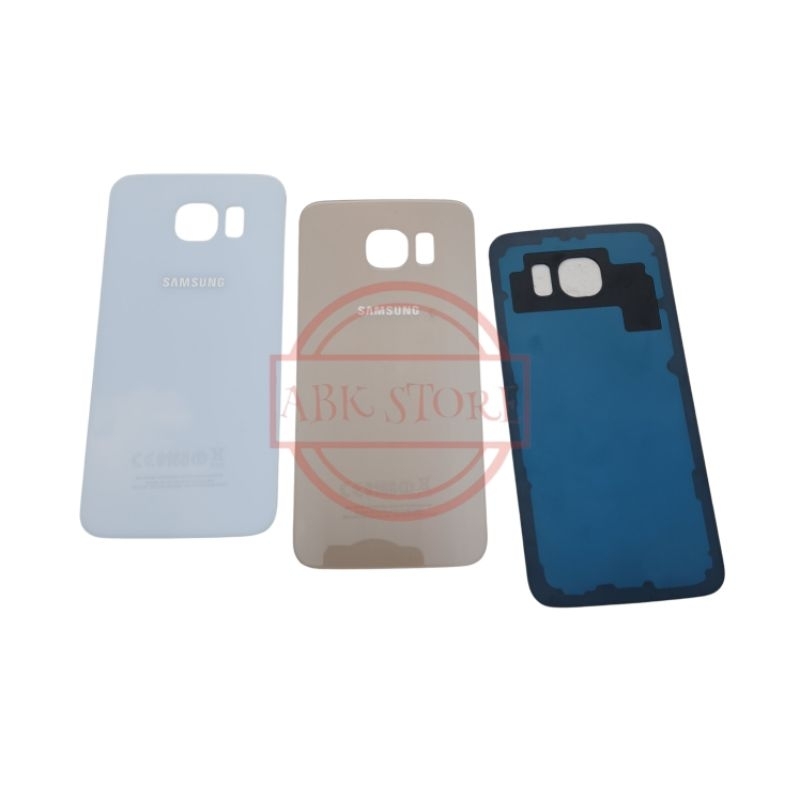 TUTUP BELAKANG BACKDOOR BACKCOVER SAMSUNG GALAXY S6 EDGE SM-G925 BACK GLASS CASING