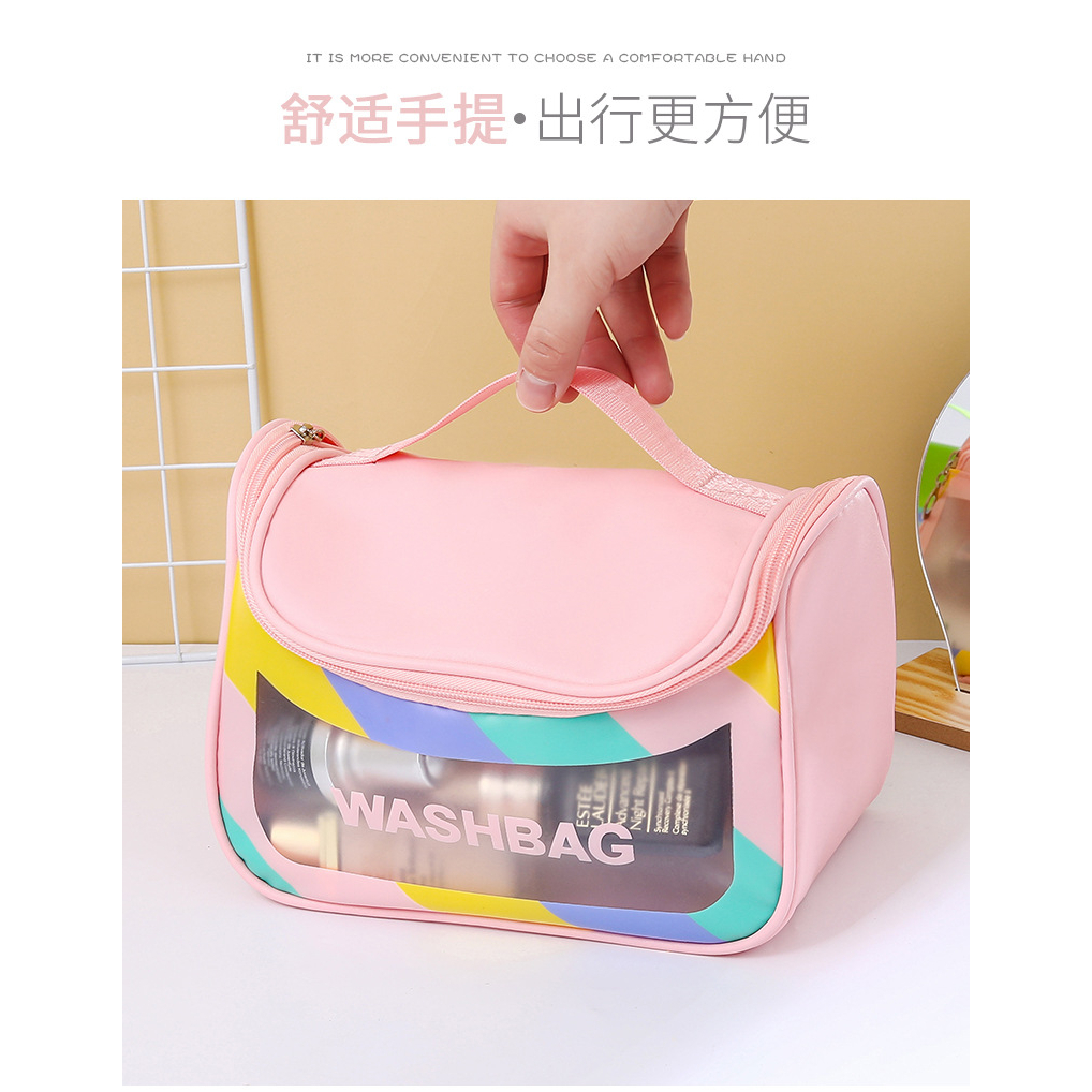 [Lms] Tas Kosmetik Travel WashBag Korean Version Cosmetic Bag Anti Air Pounch Tas Make Up