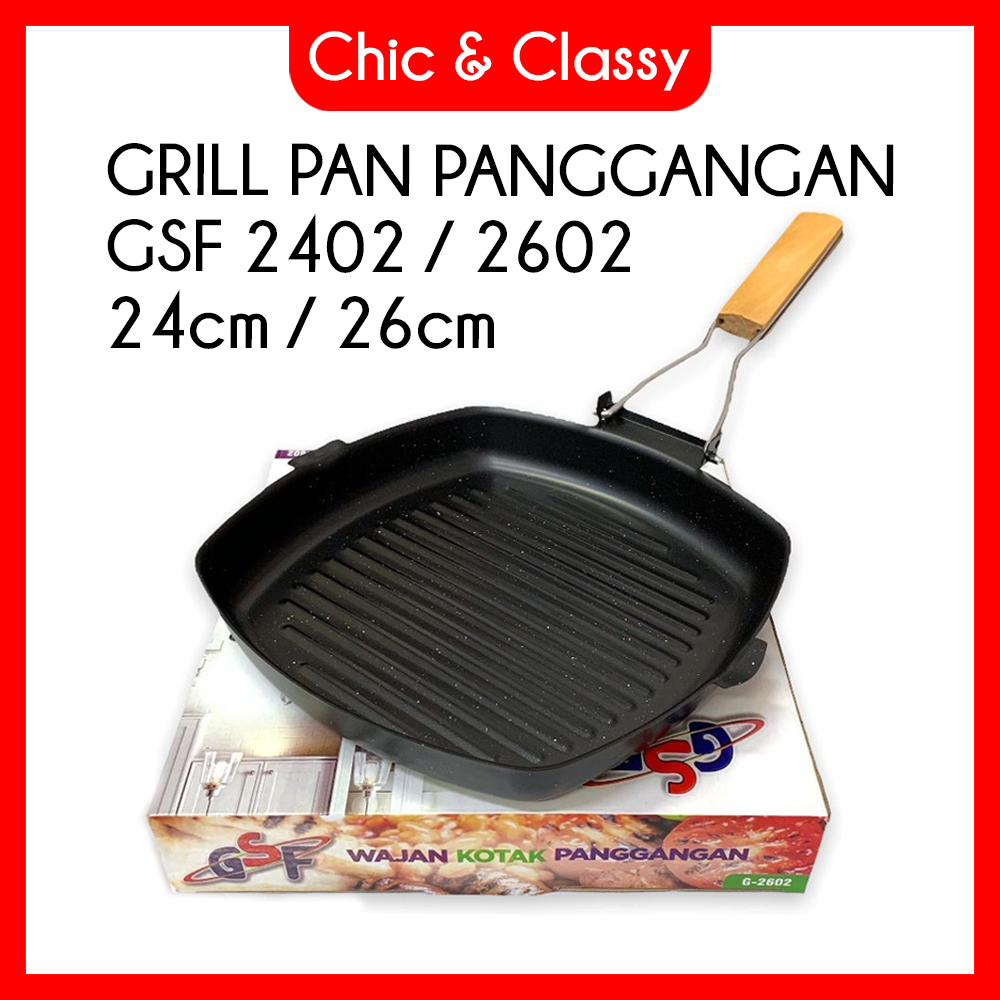 GSF 2402 / GSF 2602 Grill Pan Panggangan Alat Panggang BBQ