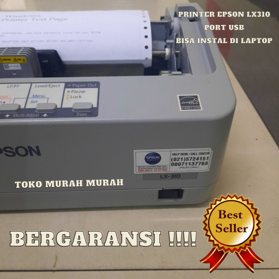 Printer dotmatrix epson Lx-310 Tanpa Aksesoris