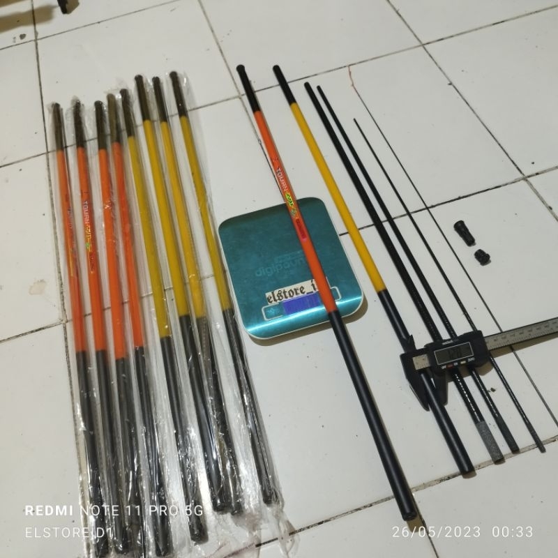 Joran Tegek Cenul Pancing 270 Masterpole, Fukushima MASUYO pole TOMAN dan Spin 270