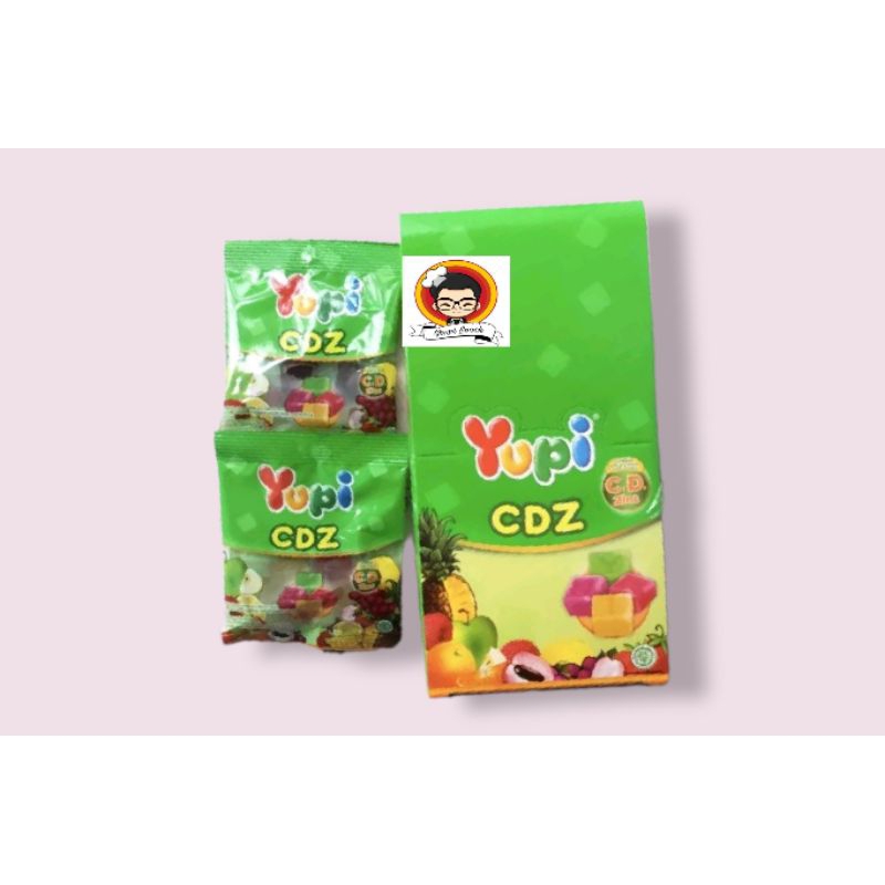 

Yupi Gummy CDZ 1 Pak isi 12pcs/Permen jelly kenyal