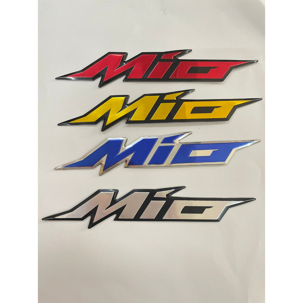 EMBLEM MIO LOGO MIO TIMBUL 3D EMBLEM YAMAHA MIO 151 DAN YAMAHA MIO 125 BUKAN STIKER MIO ATAU STICKER
