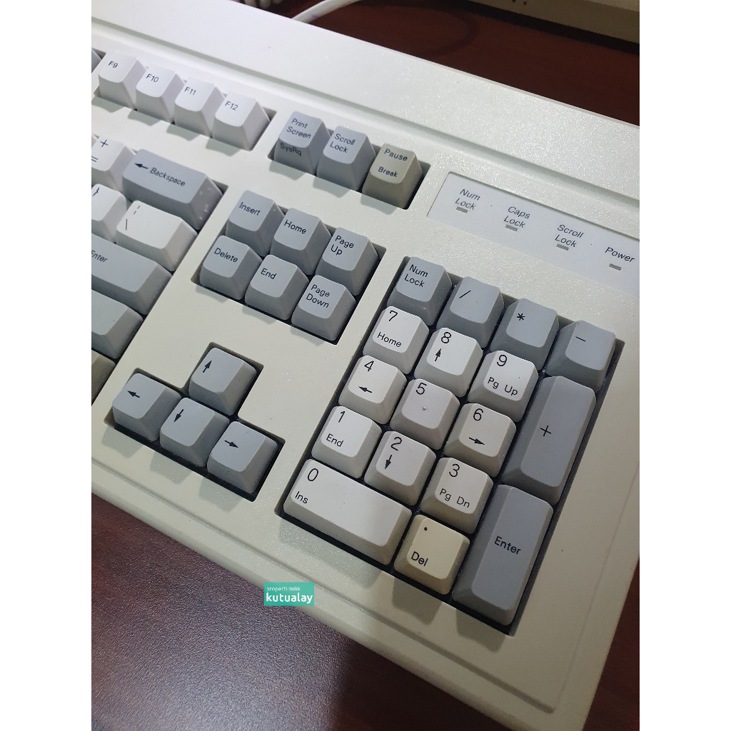 Keyboard Mechanical Jadul Acer 6311 Vintage 1991 Retrobright &amp; Lube