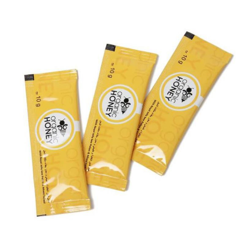 Organic Honey Original Ecer 1 Sachet - Madu Organic Honey Royal Asli