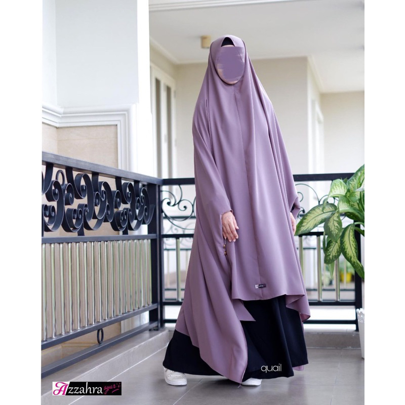 KHIMAR RUMAYSHA QULITY PREMIUM BY AZZAHRA / HIJAB SYARI / JILBAB PANJANG