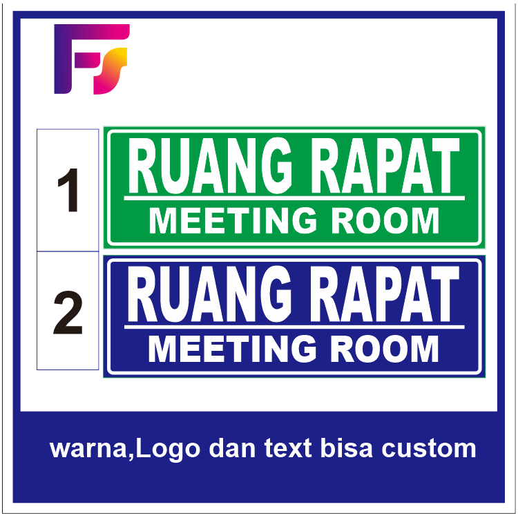 

Stiker waterproff ruang rapat