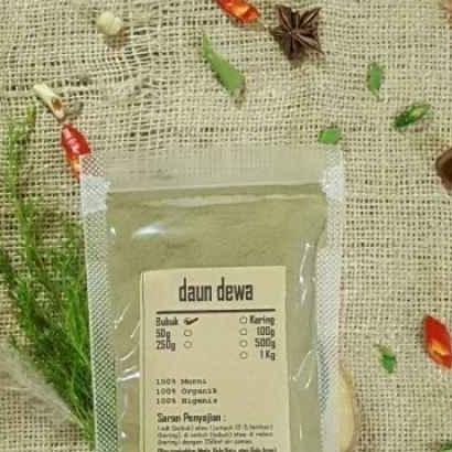 

MURAH BUBUK DAUN DEWA/GYNURA DIVARICATA HERBAL 1 KG