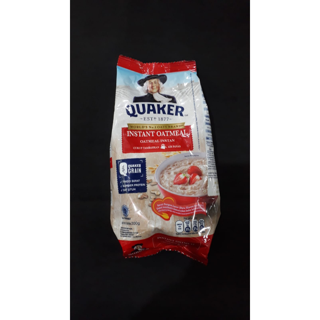 

QUAKER INSTANT OATMEAL MERAH 200G