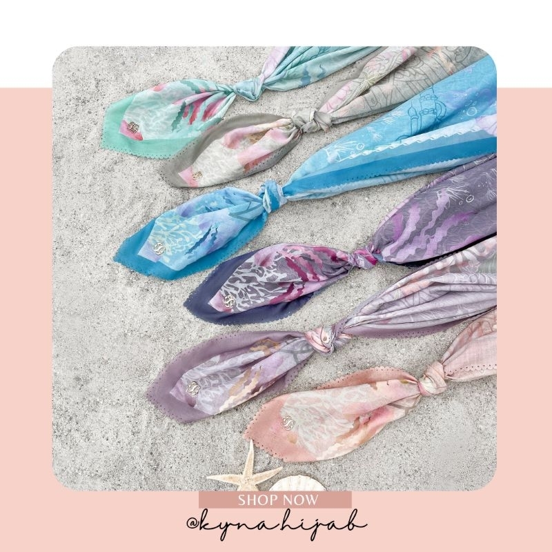 DISNEY MICKEY CITY SCARVES dan MERMAID SIGNATURE SCARVES SCARF - GEULIS SCARF • hijab segi empat geu