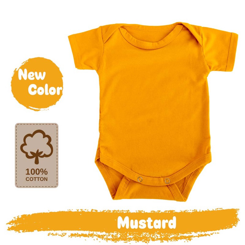 Jumper Baju Bayi Katun polos Bodysuits Natural cotton jumpsuit baby newborn