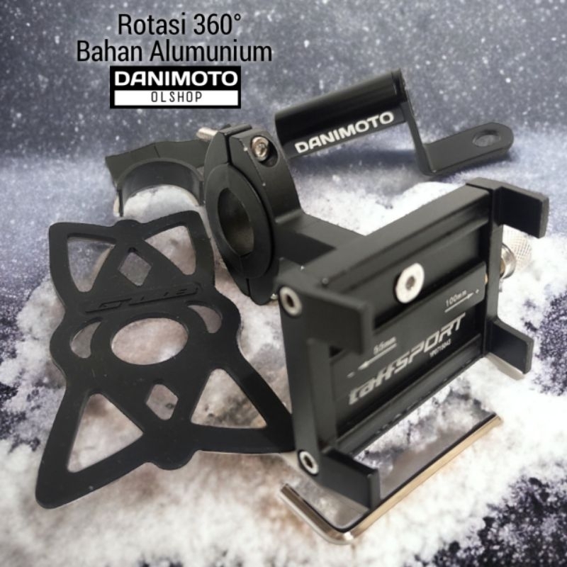 M3 Holder HP Paket GUB Spion Stang Motor Besi Beat Vario Nmax Aerox Freego Gear Scoopy Genio Mio P30