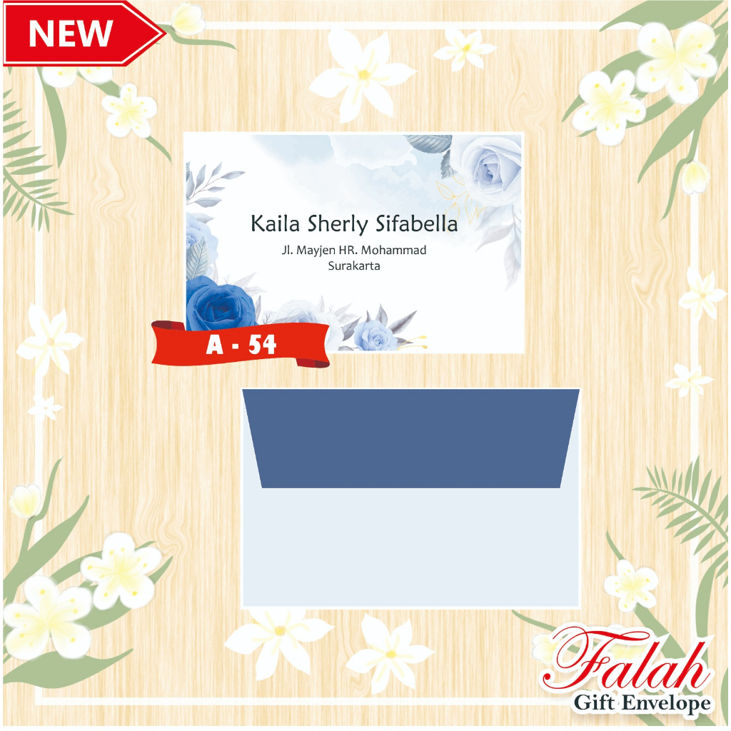 

Amplop Kondangan / Sumbangan Nikah Motif Falah A 54 Harga Murah